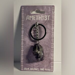 NEW Amethyst Keychain